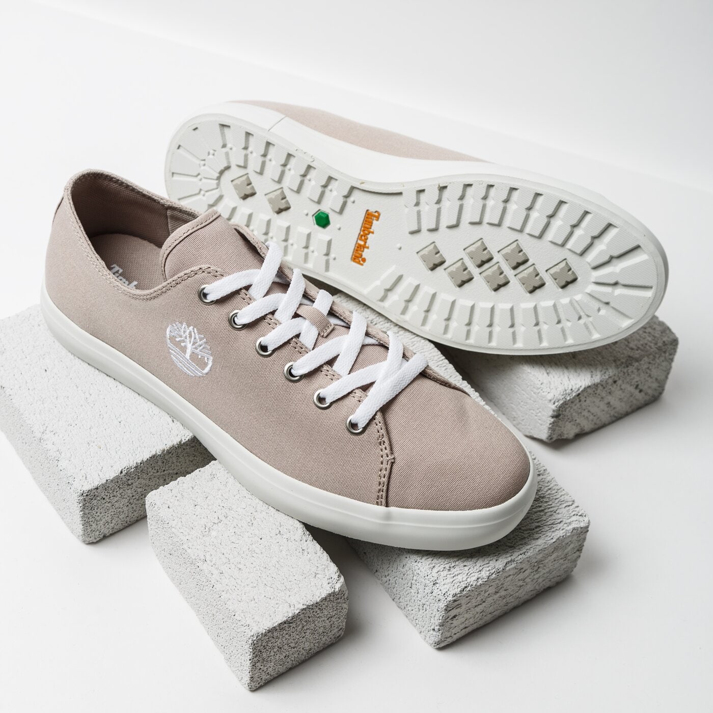 Męskie sneakersy (buty) TIMBERLAND UNION WHARF LACE OXFORD ca1q78 kolor szary