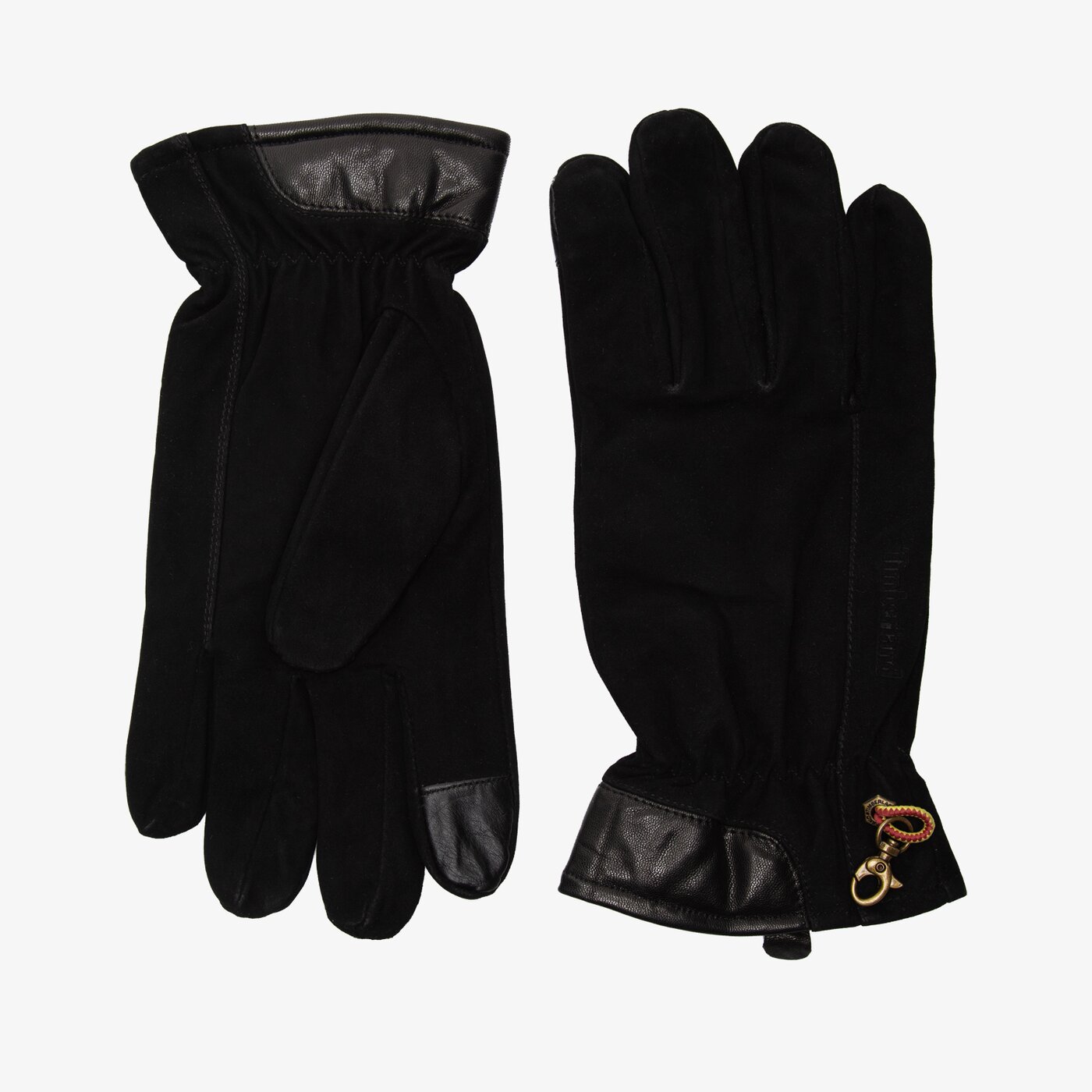 Męski szalik / rękawiczki TIMBERLAND RĘKAWICZKI ZIMOWE NUBUCK GLOVE TOUCH TIPS tb0a1emn0011 kolor czarny