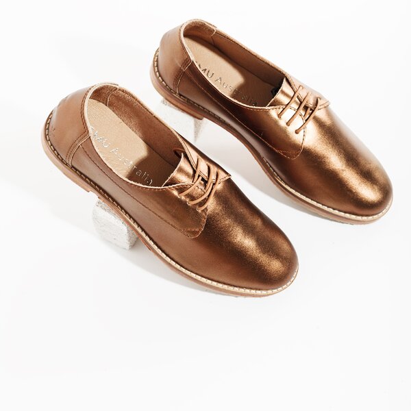 Damskie półbuty EMU RIDDOCH w11908bronze kolor złoty