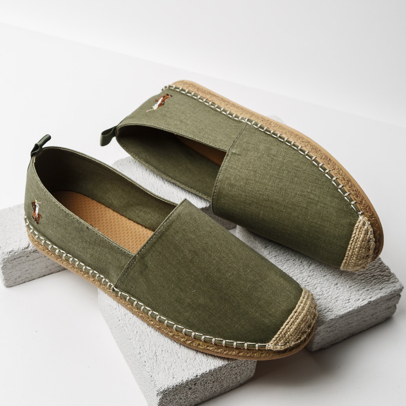 Męskie półbuty POLO RL M PRL FW CASUAL 803649601007 kolor zielony