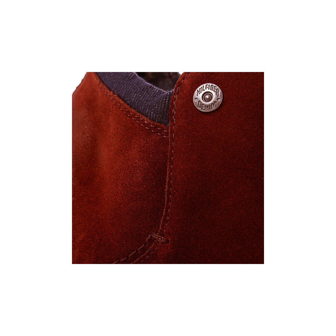 Damskie buty za kostkę TOMMY HILFIGER JADE 4 B  en56814888263 kolor bordowy