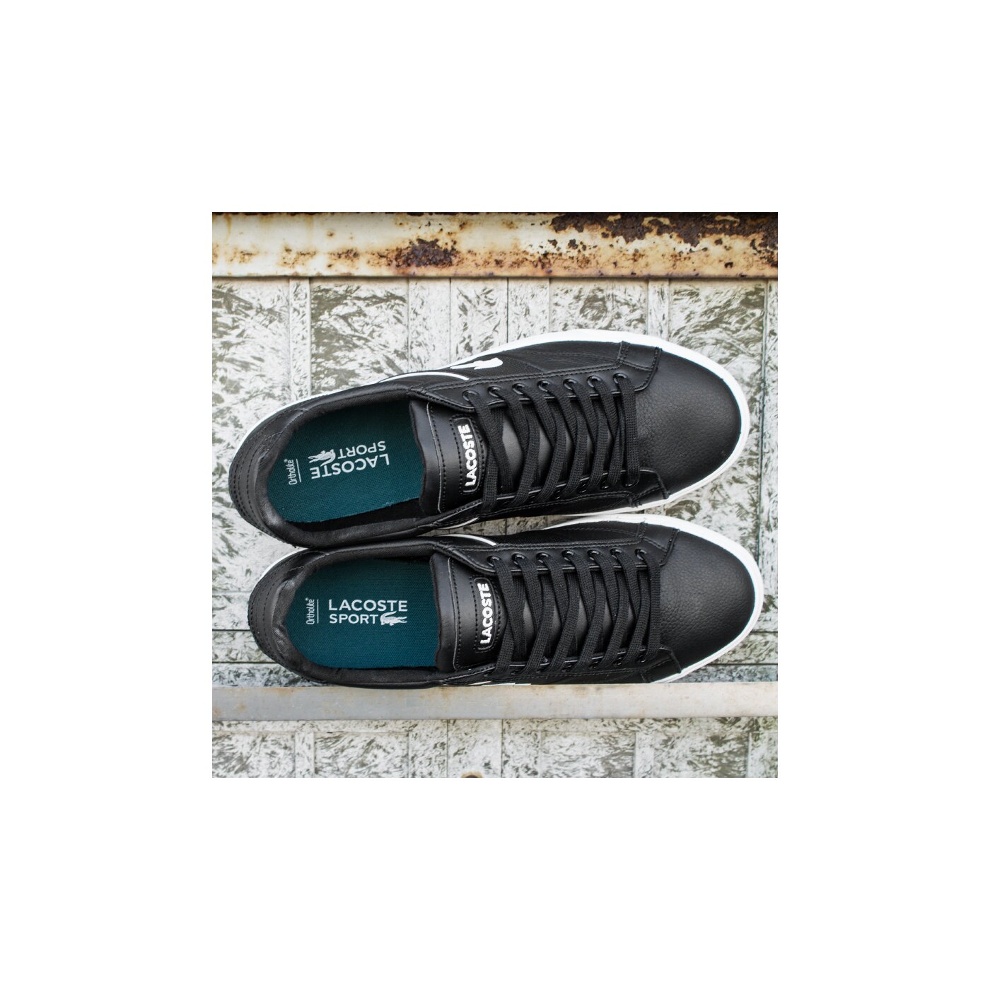 Męskie sneakersy (buty) LACOSTE FAIRLEAD REI  730spm001002h kolor czarny