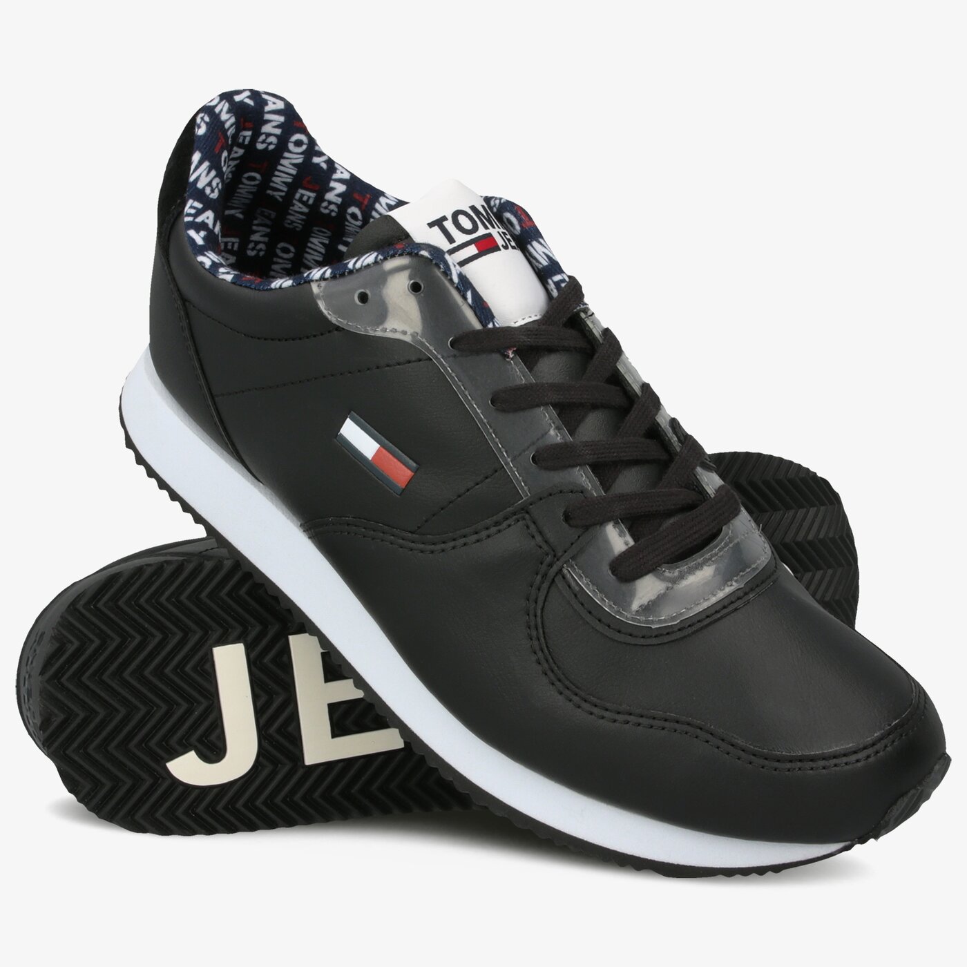 Męskie sneakersy (buty) TOMMY HILFIGER CASUAL TOMMY JEANS SNEAKER em0em00372bds kolor czarny