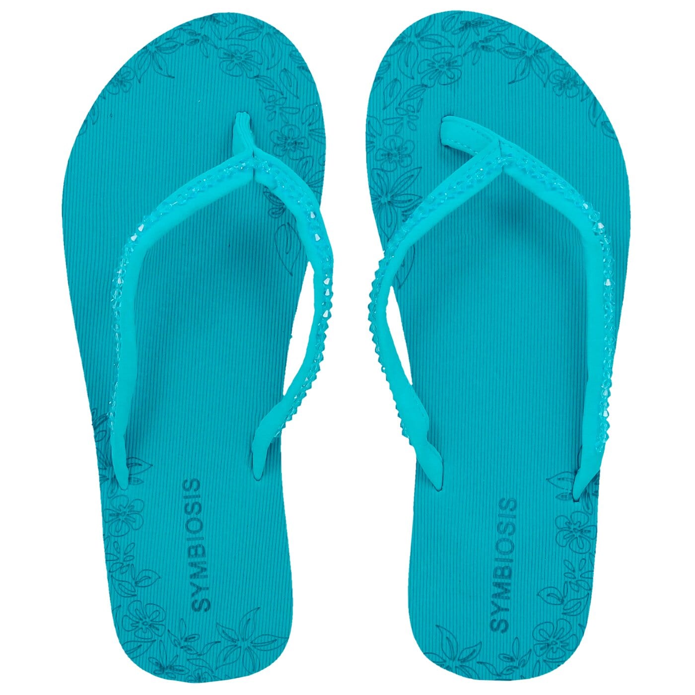 Damskie klapki SYMBIOSIS VANESSA  syws118009 kolor niebieski