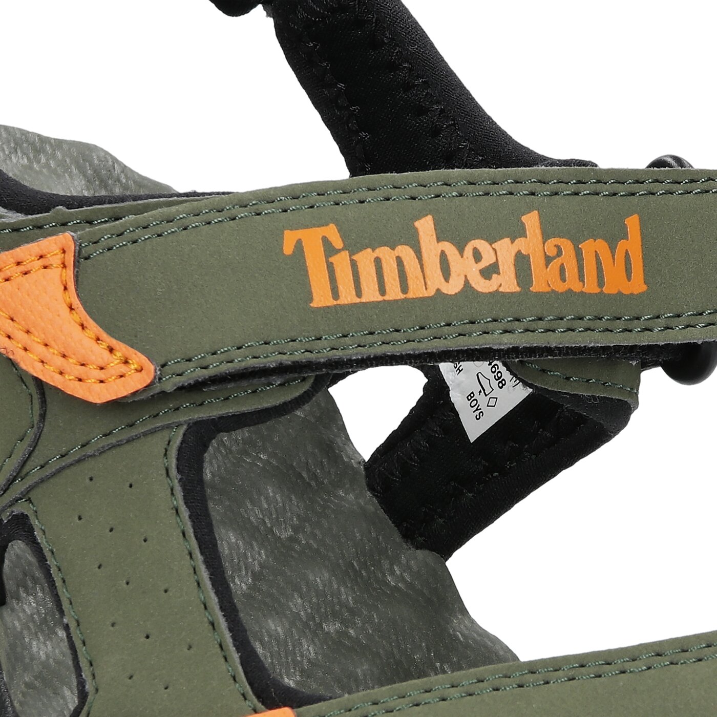Dziecięce sandały / klapki TIMBERLAND PERKINS ROW 2-STRAP tb0a24mka581 kolor khaki
