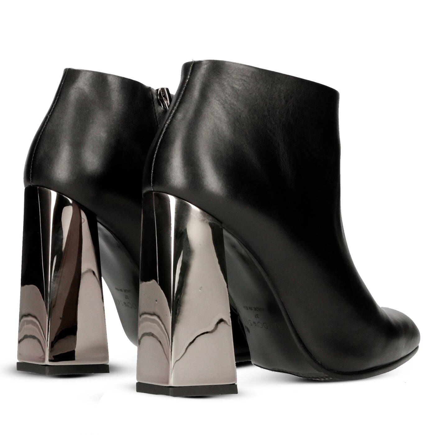 Damskie buty za kostkę BALDOWSKI BOTEK NA SŁUPKU D021644048008 d021644048008 kolor czarny