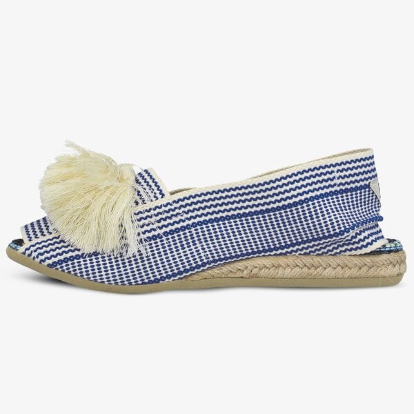 Damskie espadryle PAEZ SANDAL YUTE SANDAL FRILL BLUE 1934805s9001-301 kolor niebieski