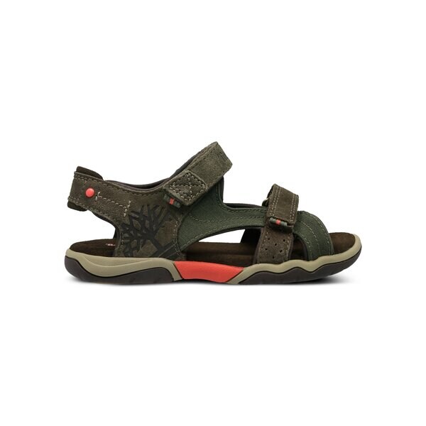 Dziecięce sandały / klapki TIMBERLAND PARK HOPPER L/F 2 STRAP ca1p4f kolor khaki