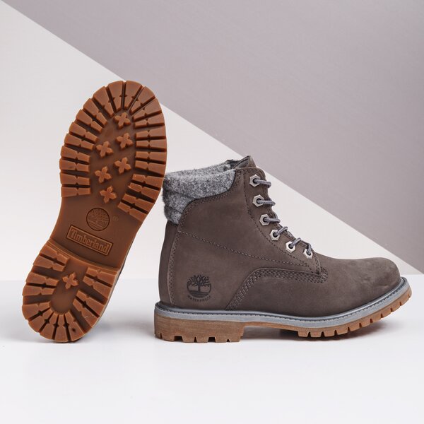 Damskie trapery TIMBERLAND WATERVILLE 6IN BASIC tb0a23jv0331 kolor szary