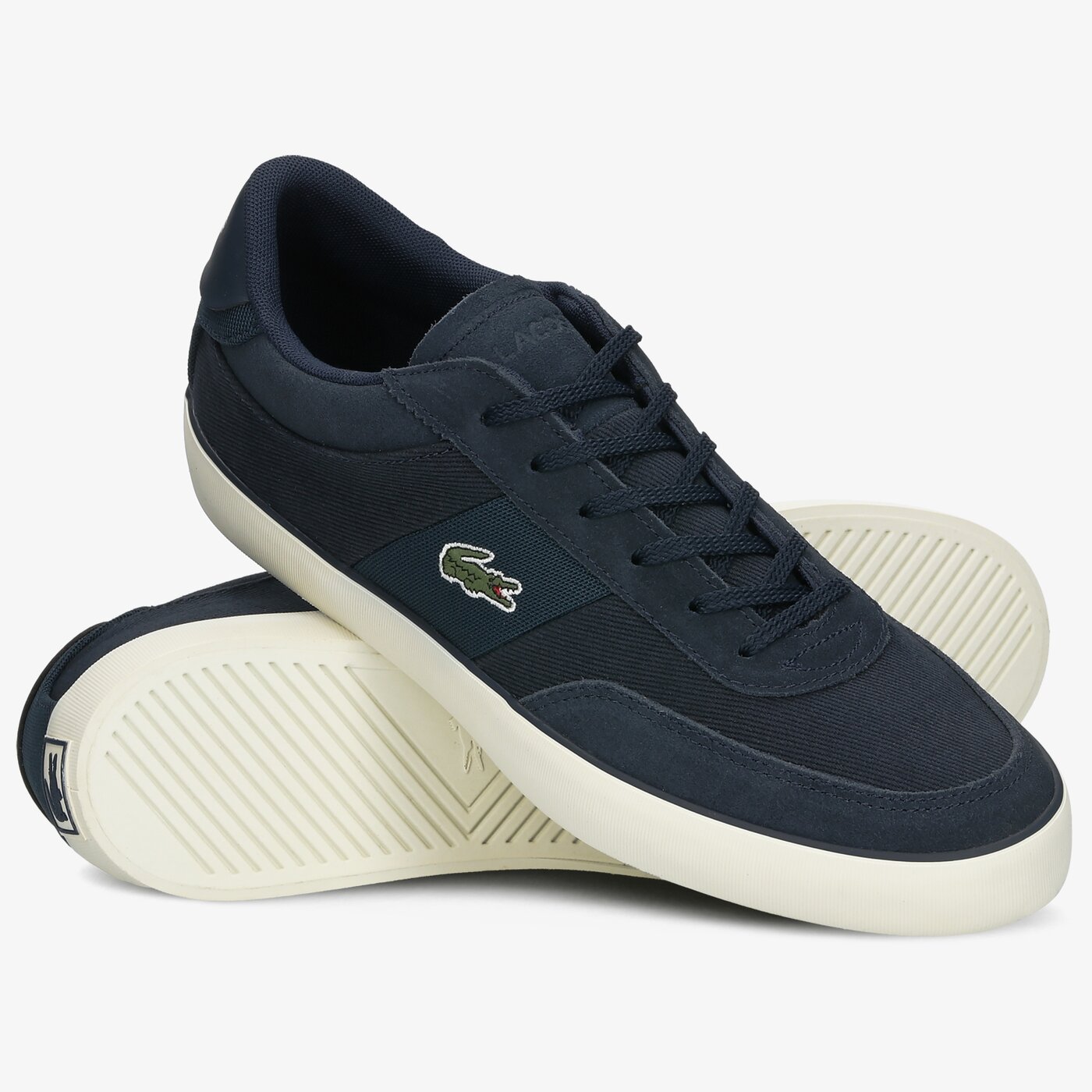 Męskie sneakersy (buty) LACOSTE COURT-MASTER 220 1 CMA 739cma0033j18 kolor granatowy
