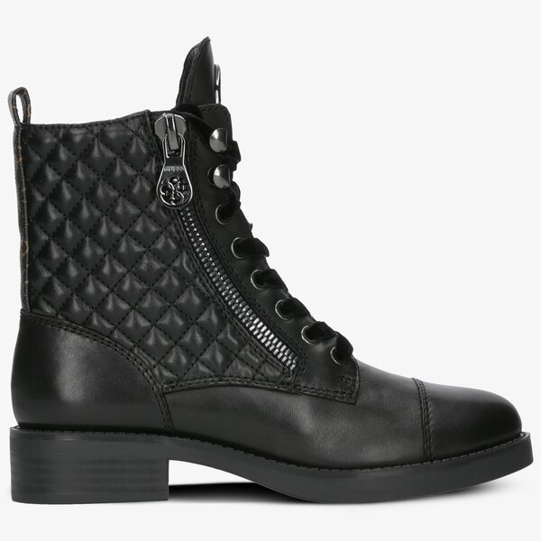 Damskie botki / sztyblety GUESS BEGONIA fl8begfal10black kolor czarny