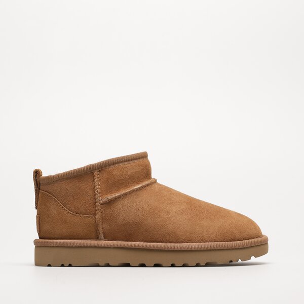 Damskie buty za kostkę UGG CLASSIC ULTRA MINI 1116109-che kolor brązowy