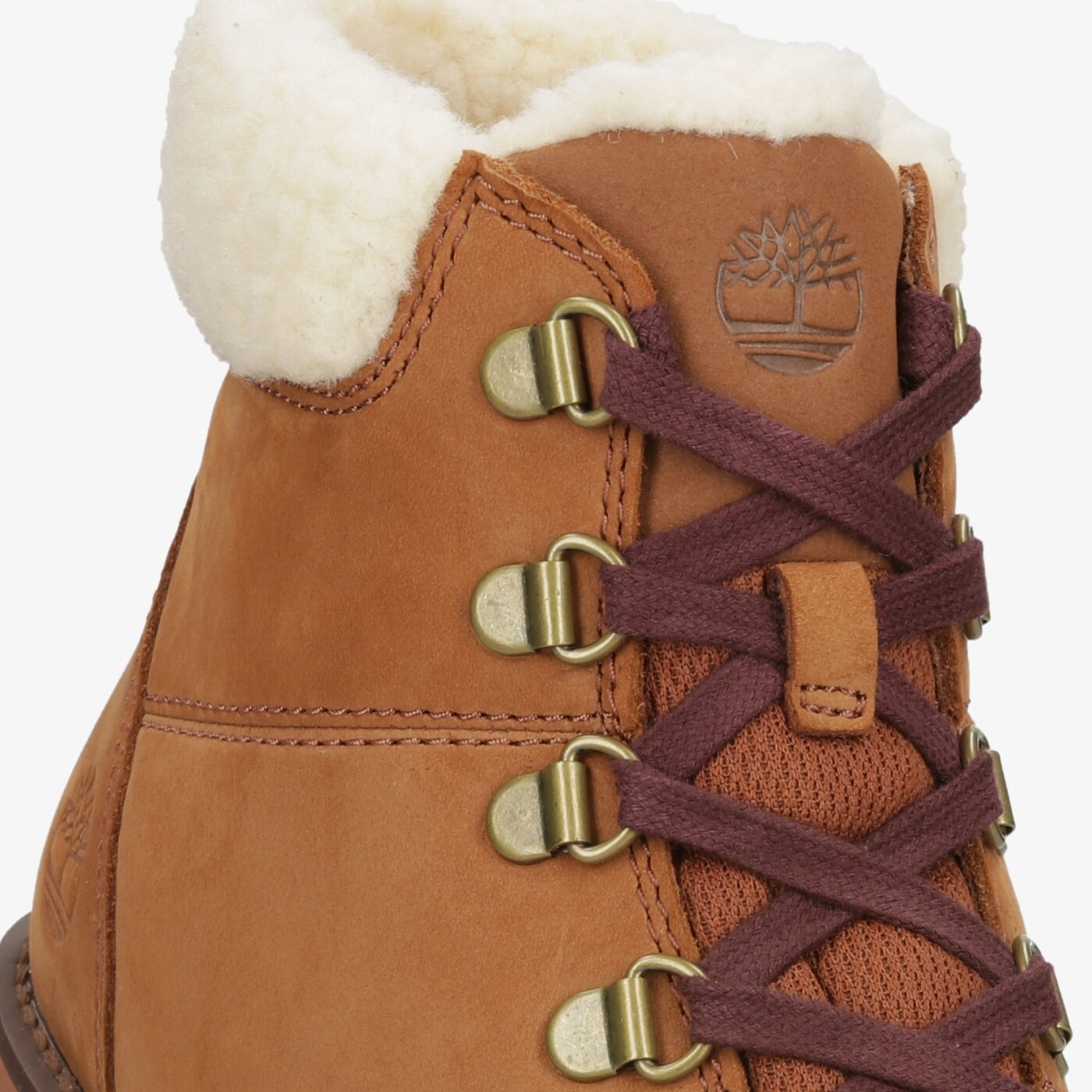 Dziecięce buty za kostkę TIMBERLAND COURMA KID WL HIKER tb0a2mn2f131 kolor brązowy