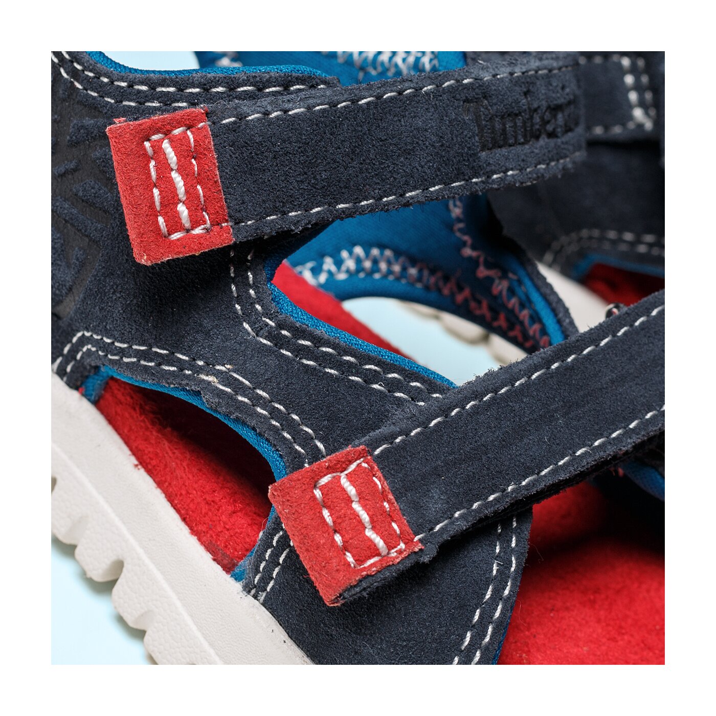 Dziecięce sandały / klapki TIMBERLAND PIERMONT H&L SANDAL a1ln6 kolor granatowy