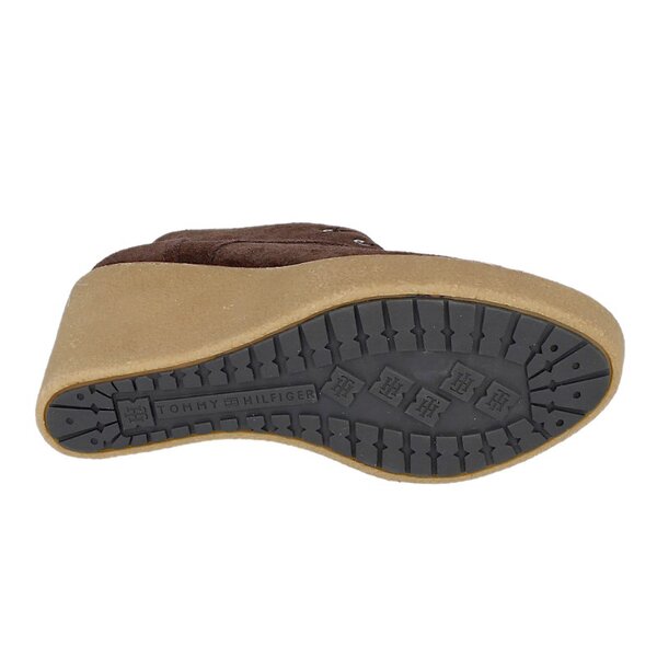 Damskie buty za kostkę TOMMY HILFIGER WINNIE 1  fw56814829212 kolor brązowy