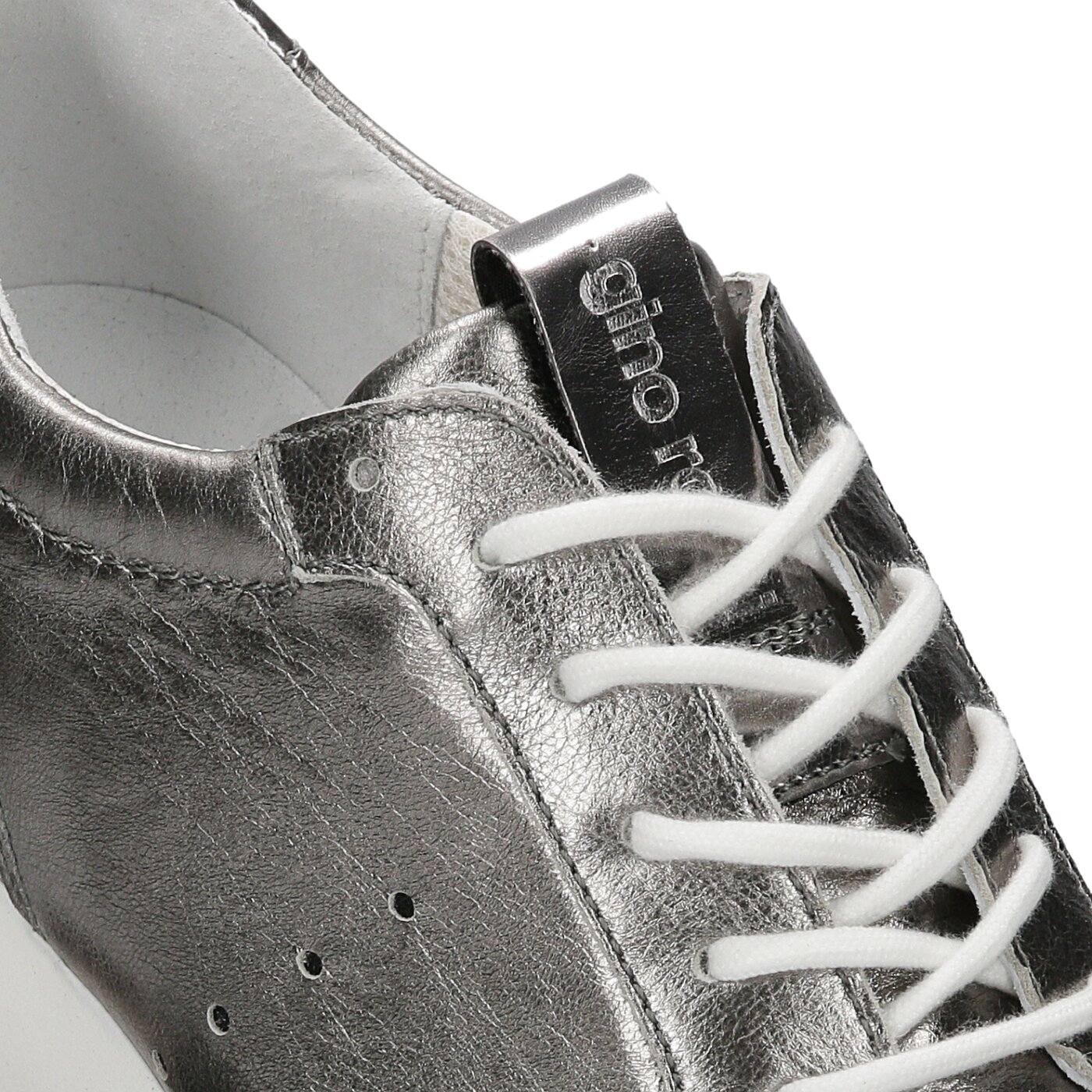 Damskie sneakersy (buty) GINO ROSSI SEIKO dph298v3300280400t kolor srebrny