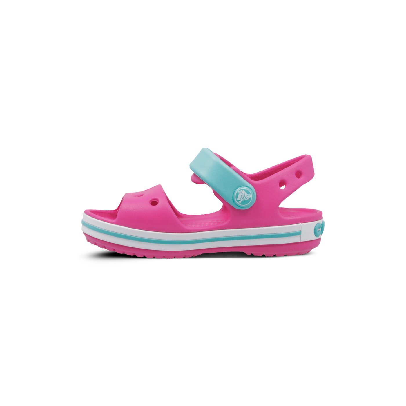 Dziecięce sandały / klapki CROCS CROCBAND SANDAL KIDS 128566lhi kolor różowy