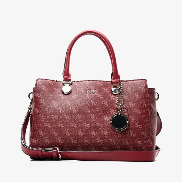 Damska torebka GUESS TOREBKA ALINE SOCIETY SATCHEL hwsg7437070mer kolor czerwony