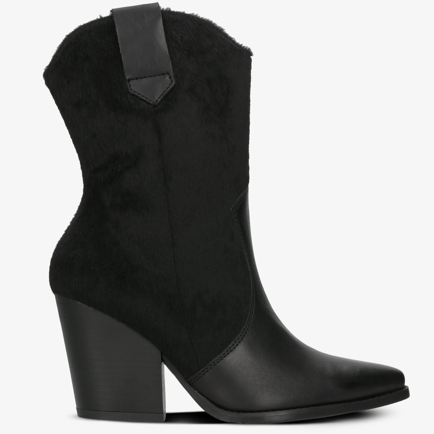 Damskie botki / sztyblety SYMBIOSIS COWBOY GIRL sywc219020 kolor czarny