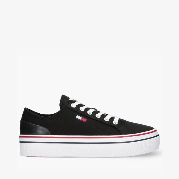 Damskie trampki TOMMY HILFIGER TOMMY JEANS FLATFORM VULC en0en01423bds kolor czarny