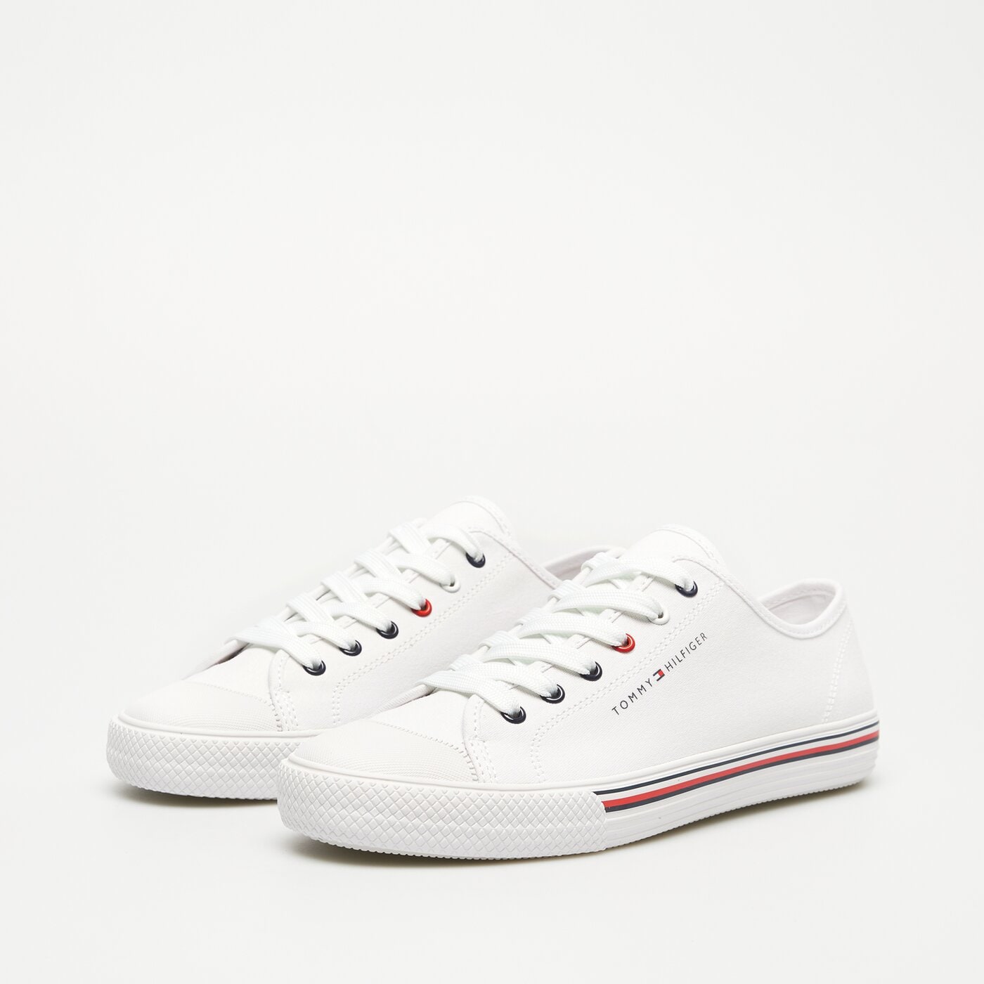 TOMMY HILFIGER LOW CUT LACE-UP kolor BIAŁY (T3X9333240890100