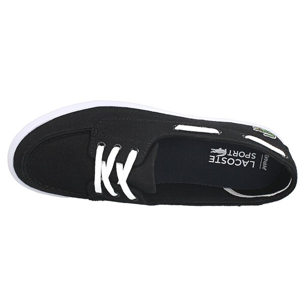 Damskie sneakersy (buty) LACOSTE ZIANE DECK PIQ 729spw221102h kolor czarny