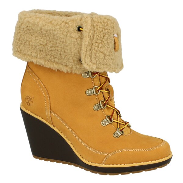 Damskie kozaki TIMBERLAND EK MERIDEN WARM LINED FOLD DOWN 8444r kolor żółty