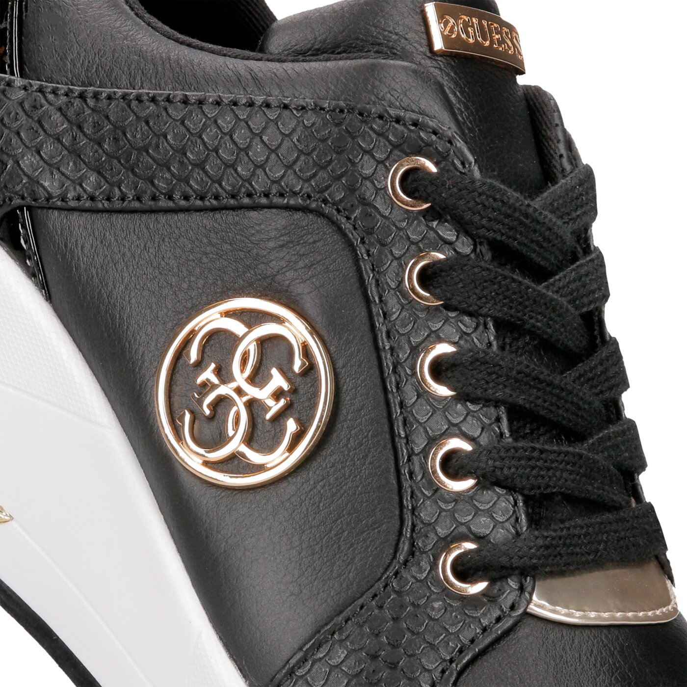 Damskie sneakersy (buty) GUESS JARYD 2  fl5ja2lea12black kolor czarny