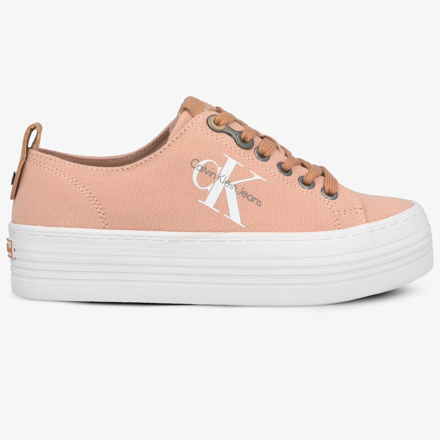 Damskie trampki CALVIN KLEIN ZOLAH r0673dsk kolor różowy