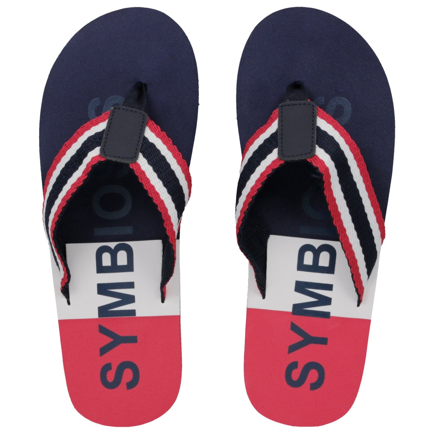 Męskie klapki SYMBIOSIS LUKAS symk1191761 kolor czerwony