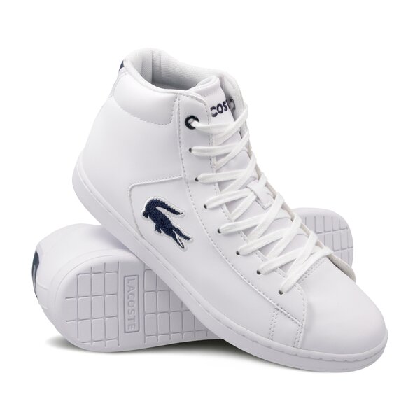 Dziecięce sneakersy (buty) LACOSTE CARNABY EVO MID 318 1 736spj0005042 kolor biały