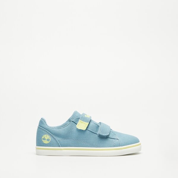 Dziecięce sneakersy (buty) TIMBERLAND STONE JUMP LOW HOOK & LOOP SNEAKER MEDIUM BLUE CA tb0a6c1jets1 kolor niebieski