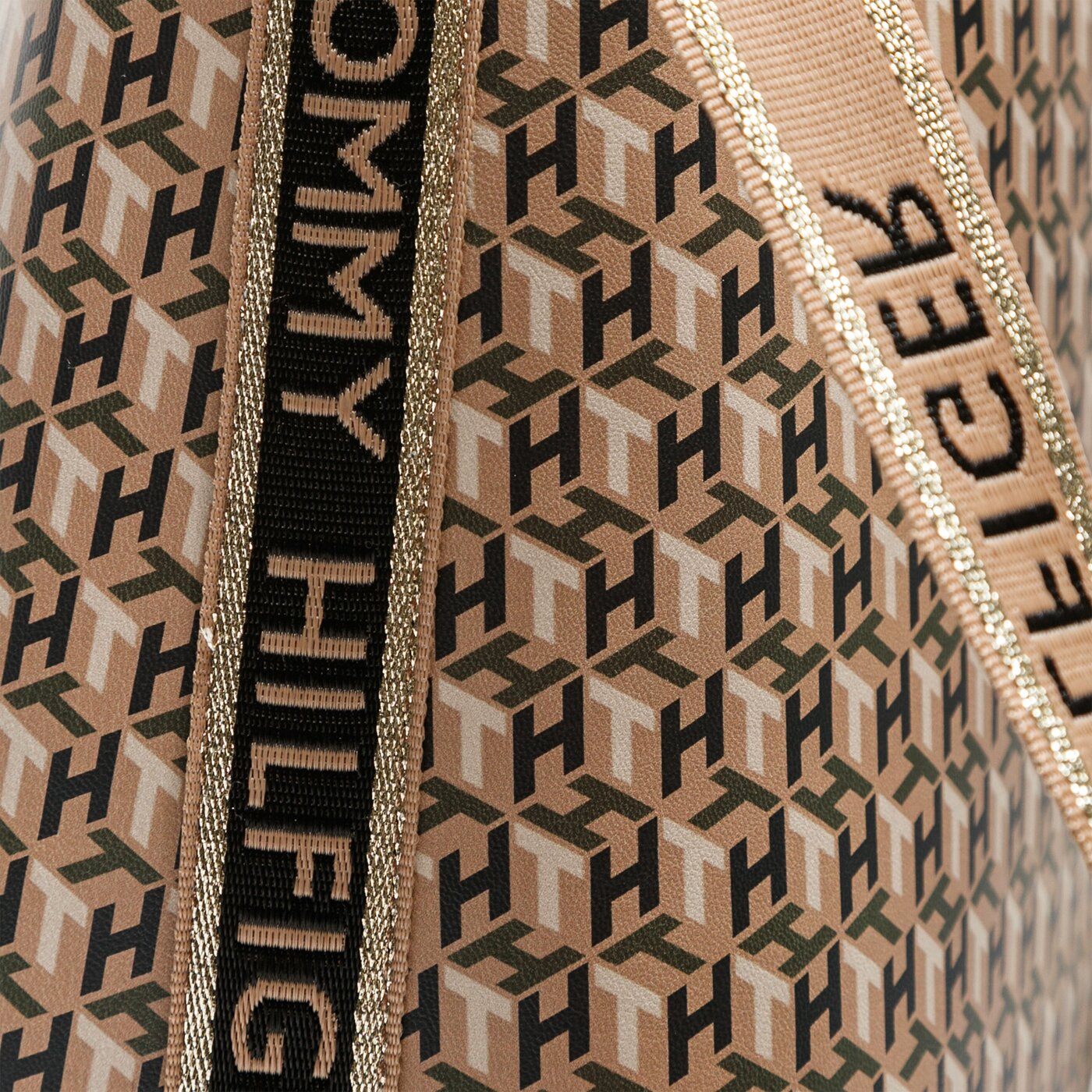 Damska torebka TOMMY HILFIGER TOREBKA ICONIC TOMMY TOTE MONO aw0aw09049aez kolor multicolor