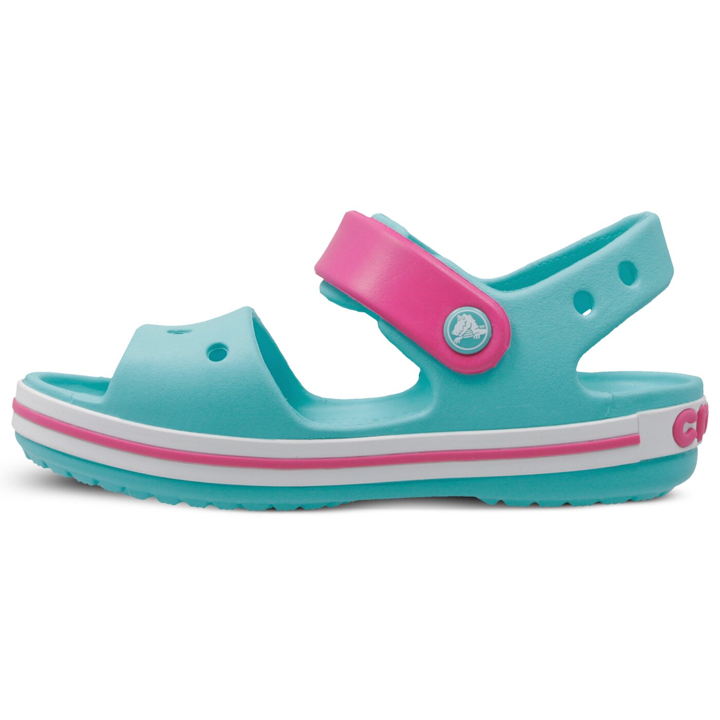 Dziecięce sandały / klapki CROCS CROCBAND SANDAL KIDS 128564fvi kolor niebieski
