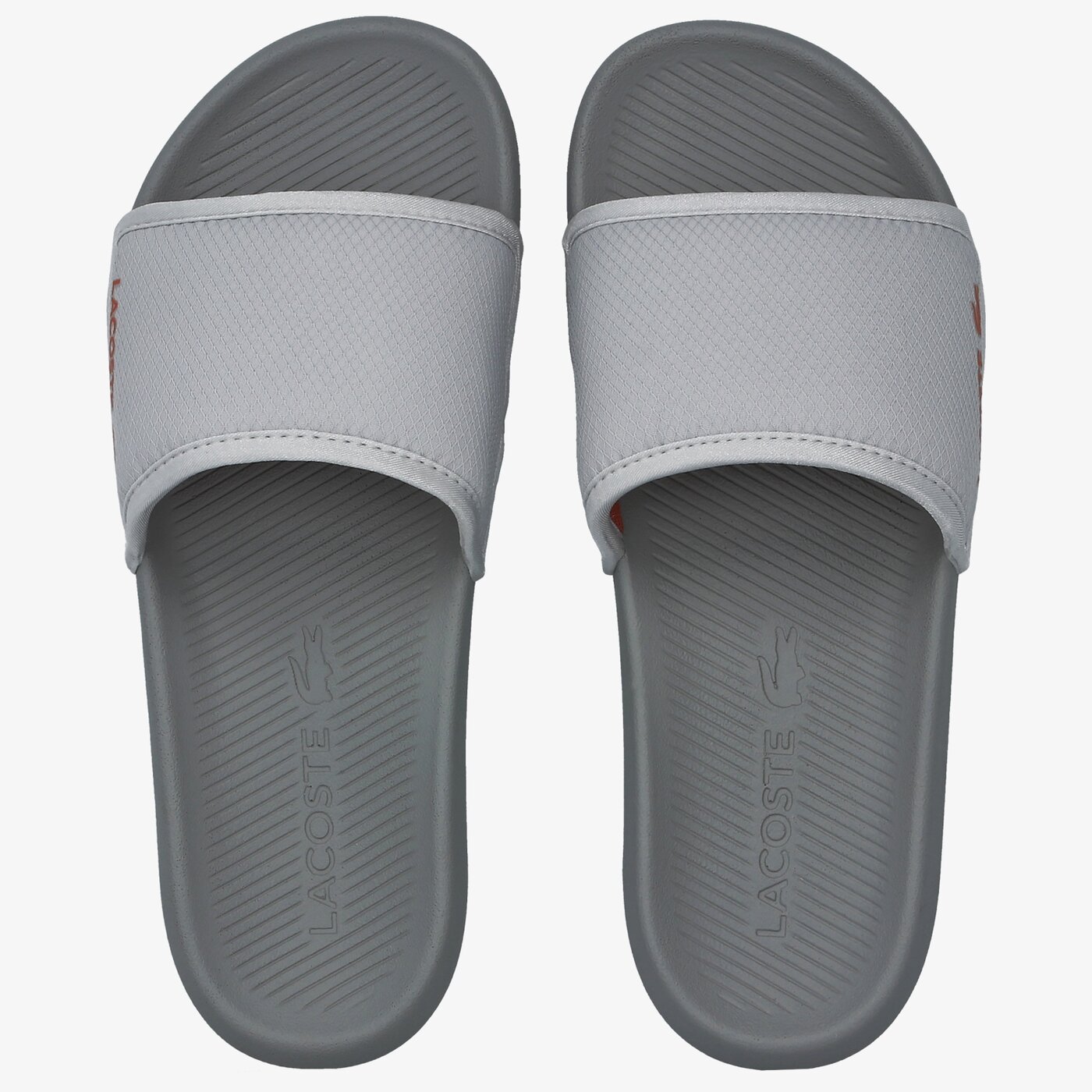 Męskie klapki LACOSTE CROCO SLIDE 220 1 CMA 739cma0001lt5 kolor szary