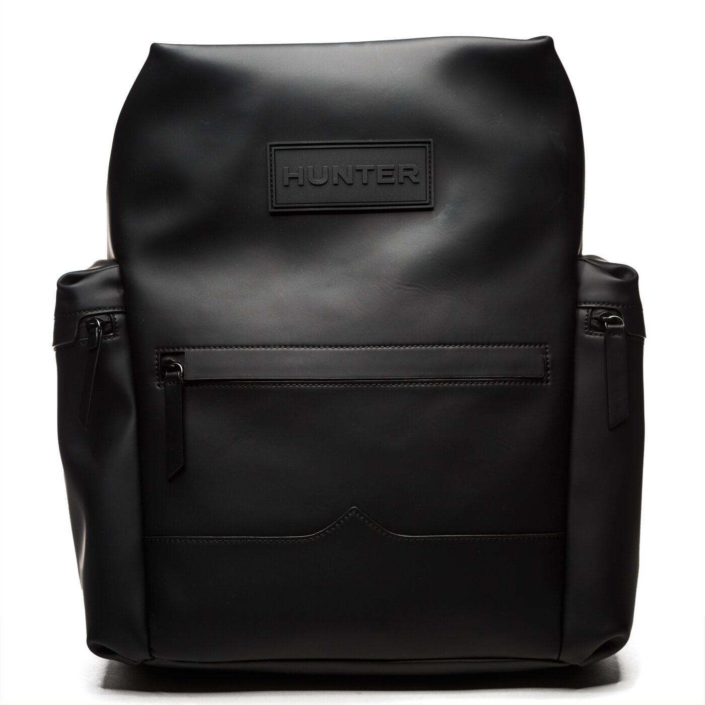 Damski plecak HUNTER PLECAK TOPCLIP-RUBBERISED LEATHER ubb2022lrsblk kolor czarny
