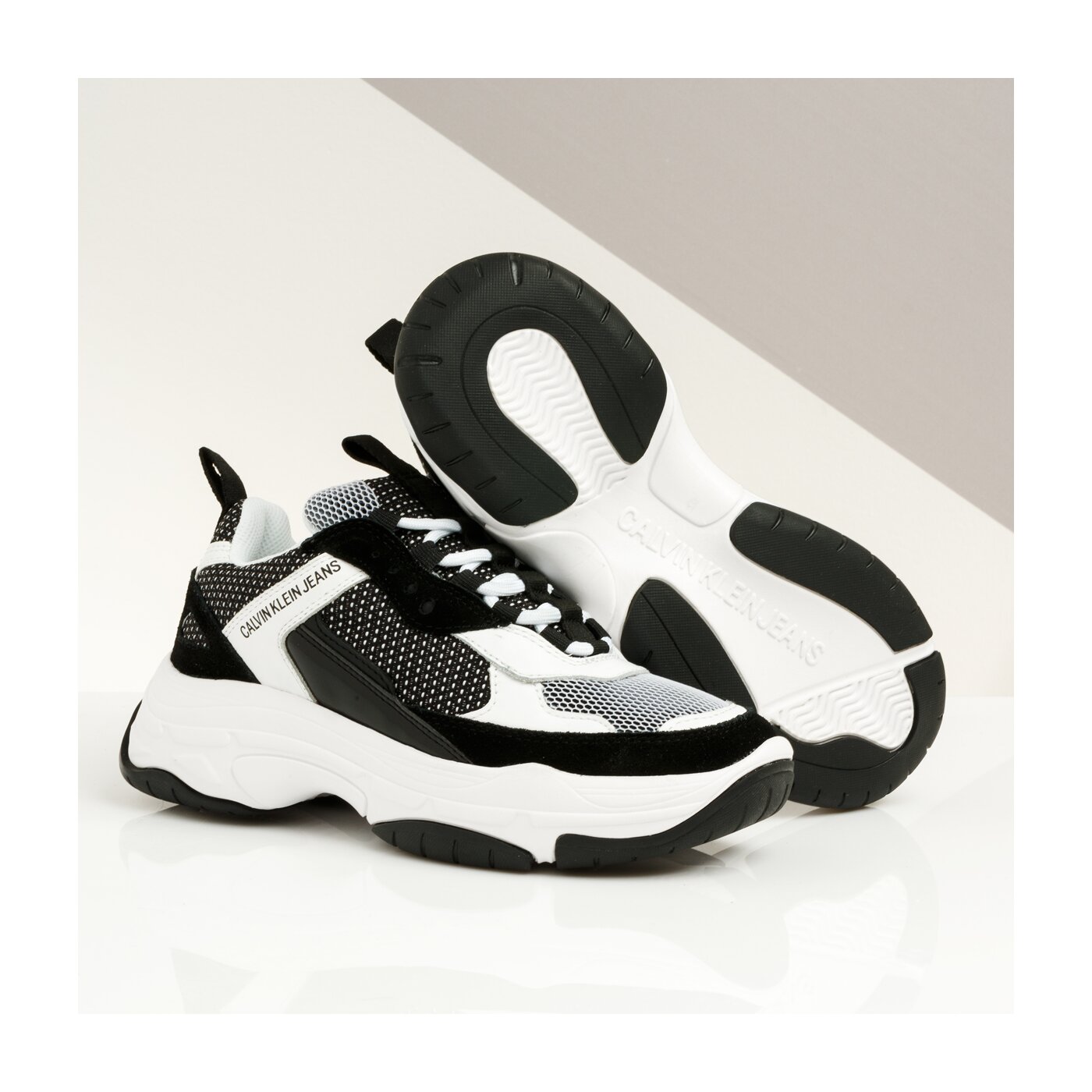 Damskie sneakersy (buty) CALVIN KLEIN MAYA r0823bwt kolor czarny