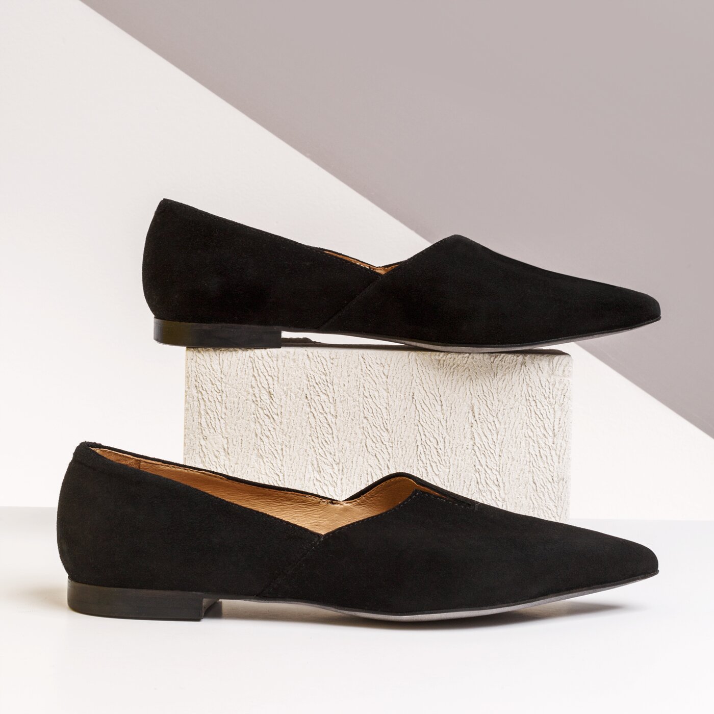 Damskie baleriny (buty) SYMBIOSIS LILIAN  sywc120021 kolor czarny