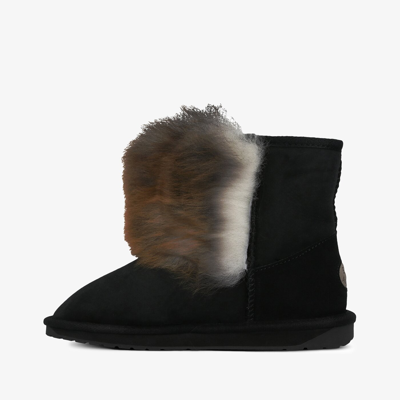 Damskie botki / sztyblety EMU AUSTRALIA STINGER MINI LAVA w12308black kolor czarny