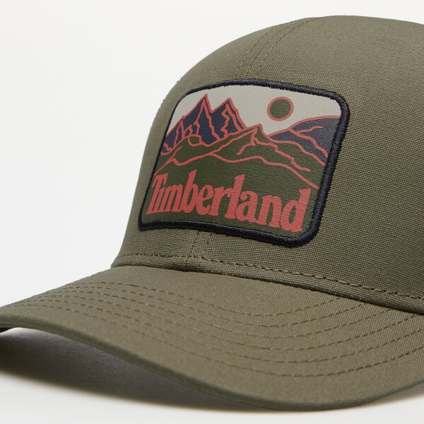 Damska czapka z daszkiem TIMBERLAND CZAPKA MOUNTAIN LINE PATCH TRUCKER tb0a2q52a581 kolor khaki