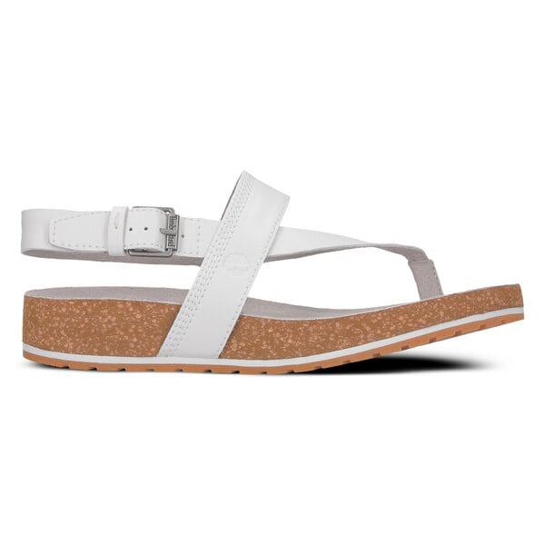 Damskie sandały TIMBERLAND MALIBU WAVES THONG SYNTHE ca1ss1 kolor biały