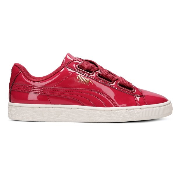 Damskie sneakersy (buty) PUMA BASKET HEART PATENT WN'S 36307305 kolor czerwony