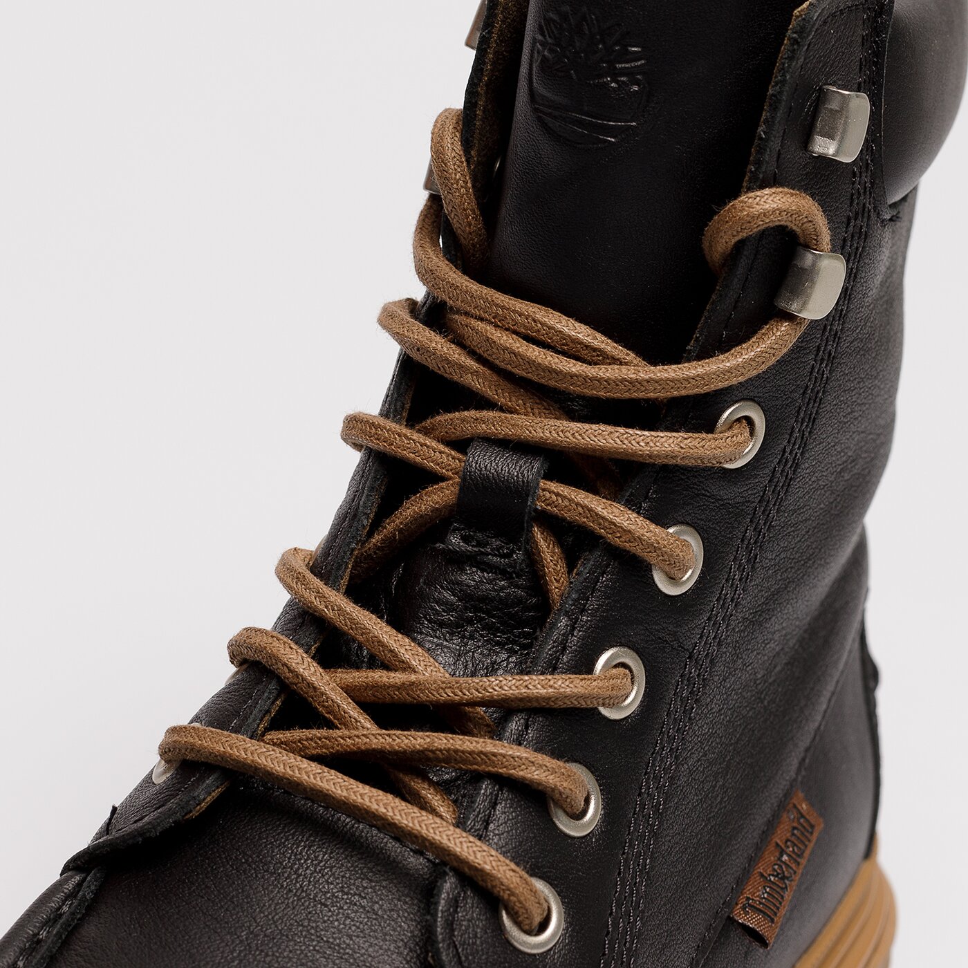 Damskie botki / sztyblety TIMBERLAND RAY CITY MOC TOE LACE UP tb0a5m3b0151 kolor granatowy