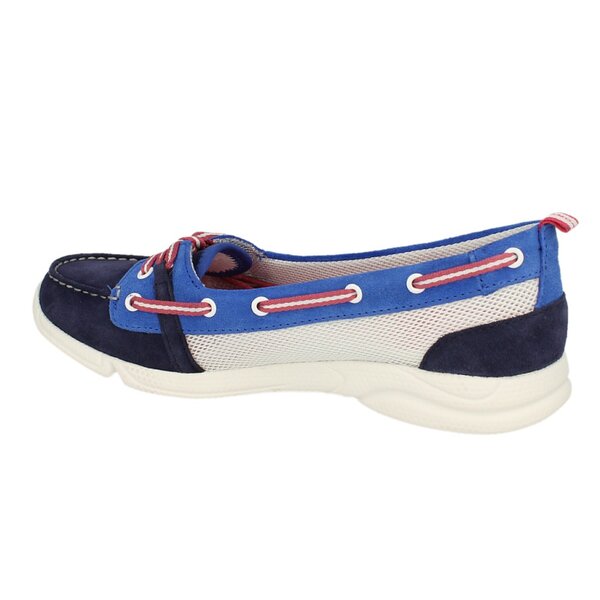Damskie mokasyny i półbuty ROCKPORT CM BOAT SHOE v77511 kolor granatowy