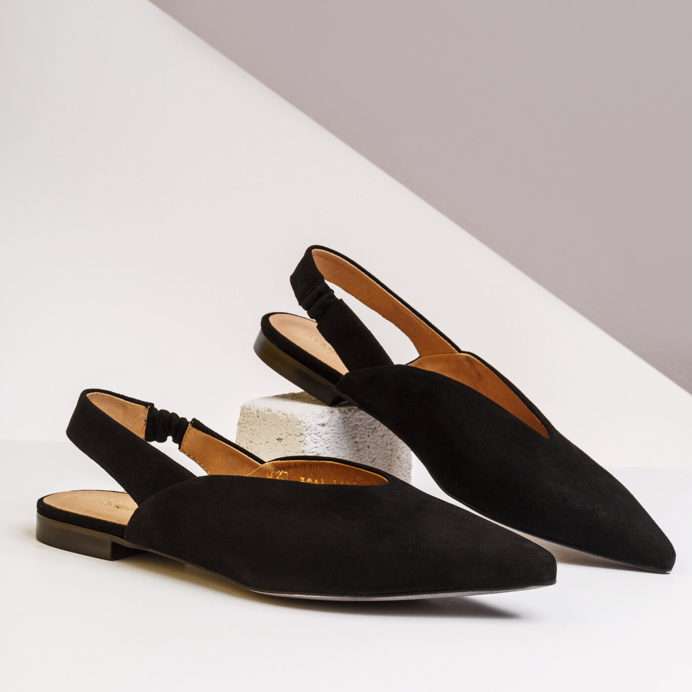 Damskie baleriny (buty) SYMBIOSIS JULIET BALLERINA  sywc120011 kolor czarny