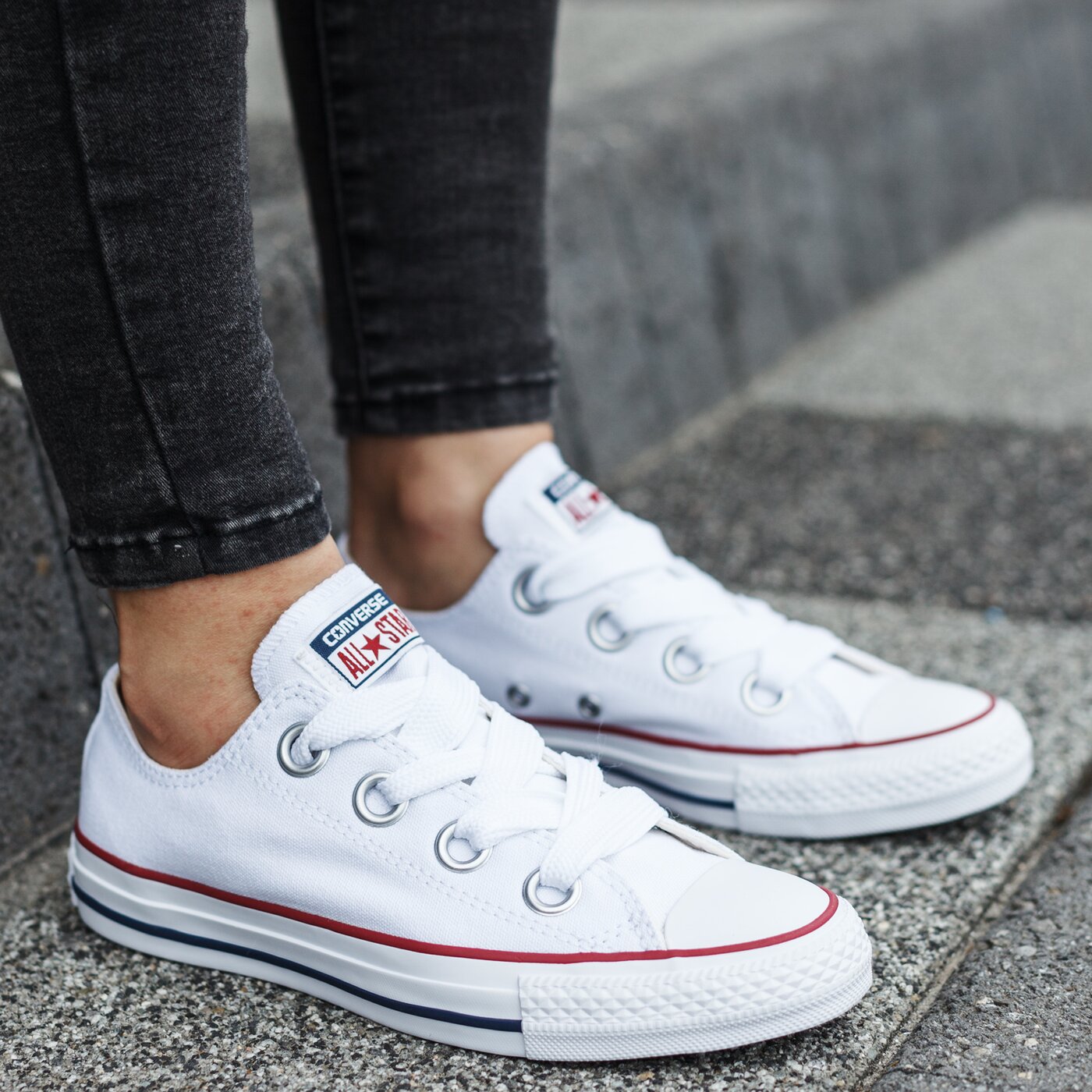 Damskie trampki CONVERSE CHUCK TAYLOR ALL STAR BIG EYELETS c559935 kolor biały