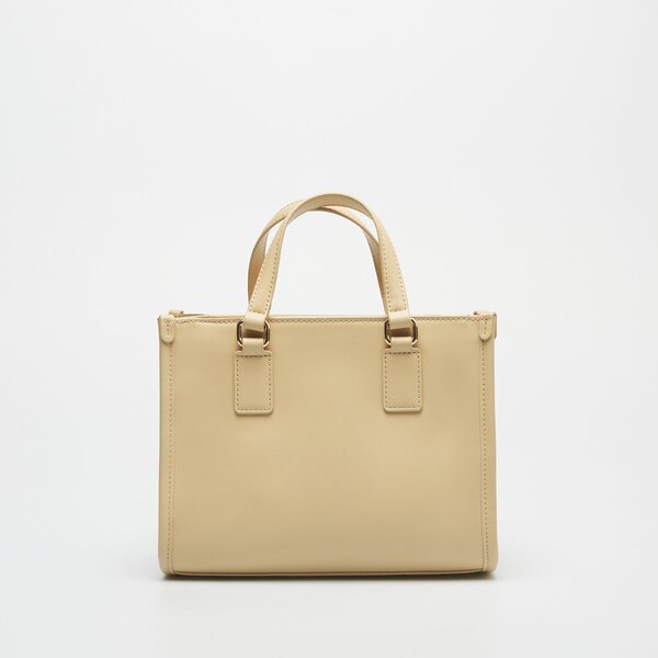 Damska torebka TOMMY HILFIGER TOREBKA TH MONOTYPE MINI TOTE aw0aw15977acr kolor beżowy