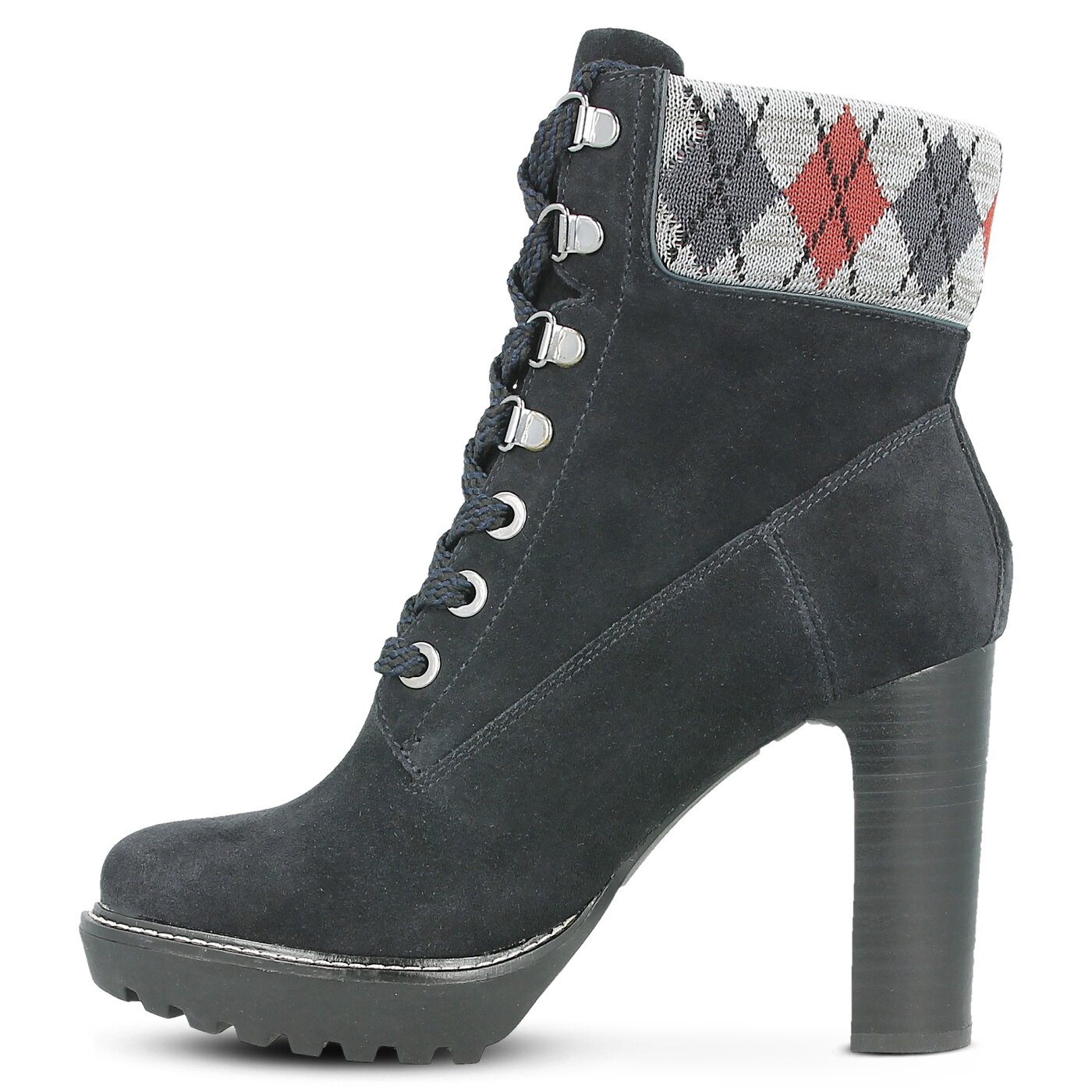 Damskie botki / sztyblety TOMMY HILFIGER ILEEN 18B1 fw0fw01797403 kolor granatowy