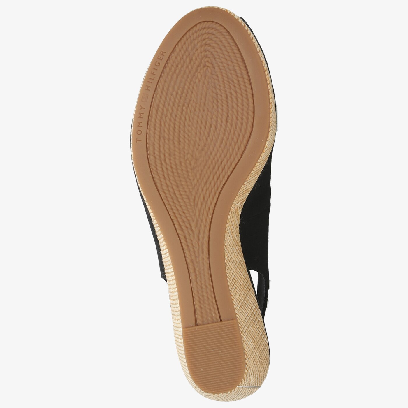 Damskie szpilki / czółenka TOMMY HILFIGER ICONIC ELBA SLING BACK WEDGE fw0fw04788bds kolor czarny