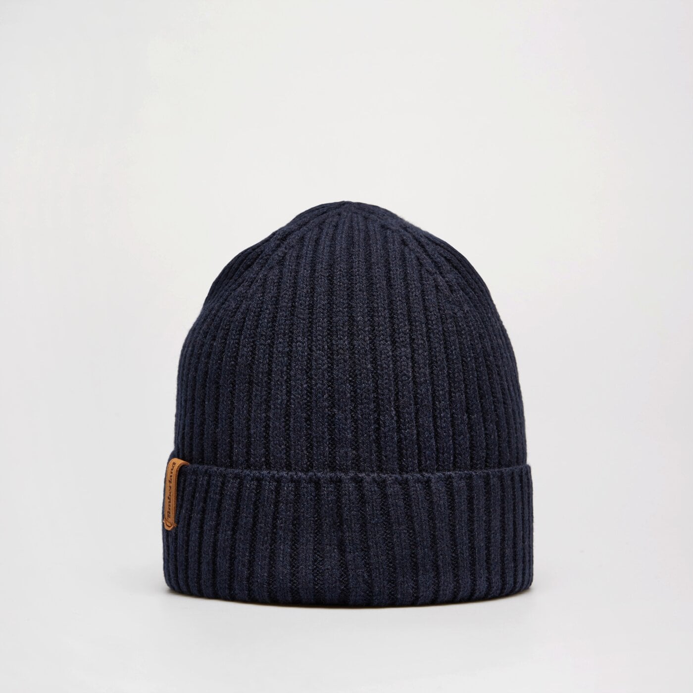 Damska czapka zimowa TIMBERLAND CZAPKA RIB KNIT BEANIE tb0a66524511 kolor granatowy